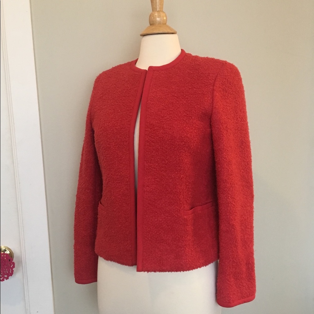 Jones New York Signature Petite red wool jacket